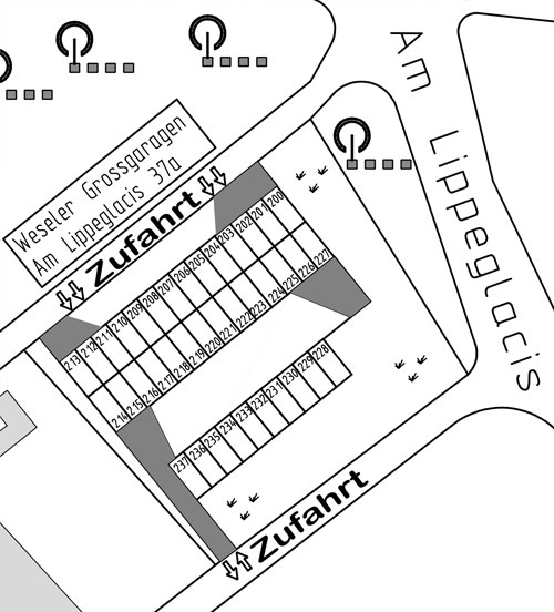 Grundriss Am Lippeglacis
